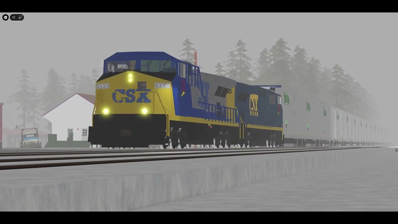 ROBLOX Railfanning at Folkston, GA S58E60: CSX Tropicana Juice Train