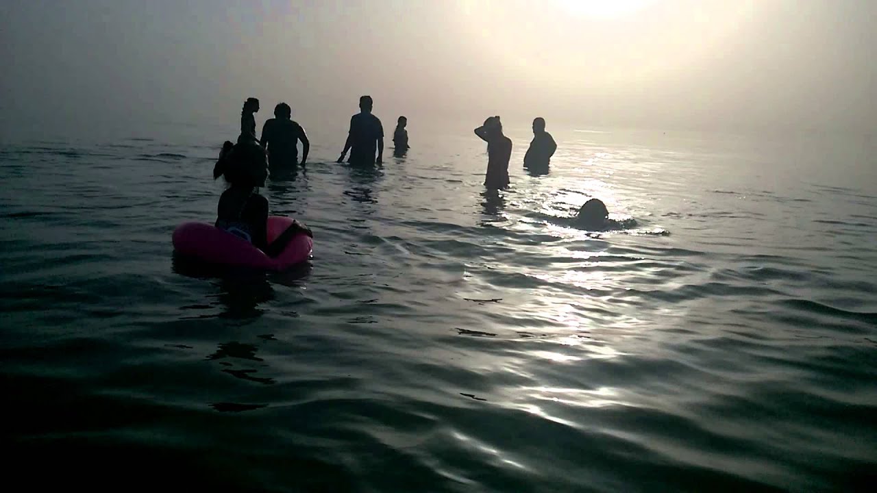Enjoying in Umm Bab Beach