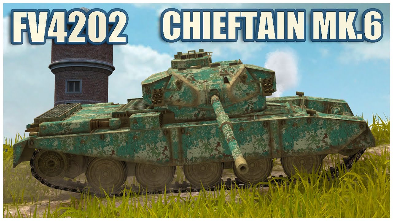 FV4202 & Chieftain Mk.6 • WoT Blitz Gameplay