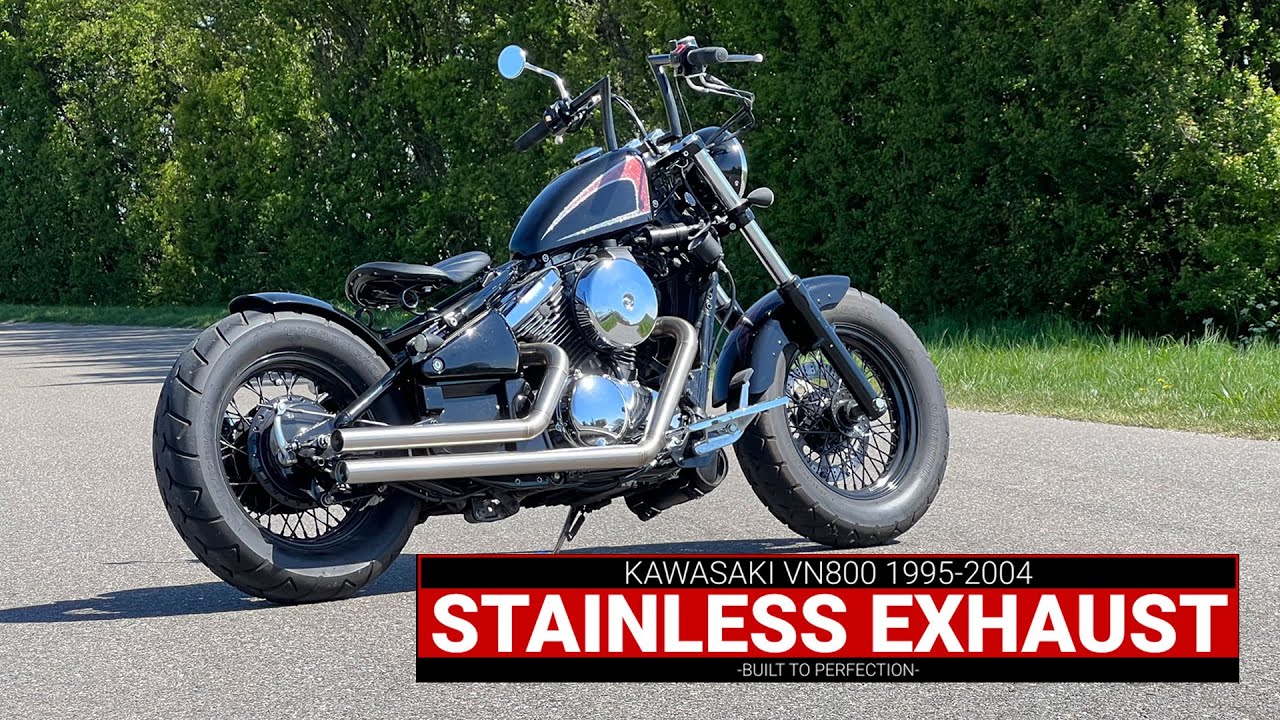 Kawasaki VN800 - Stainless Longshot Exhaust