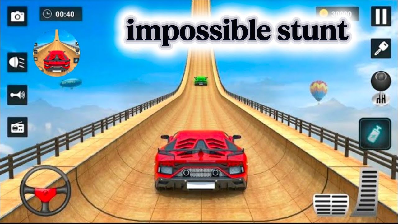 Ramp car racing _ car racing 3D - Impossible car Racing car - stunt driving (Android gameplay)