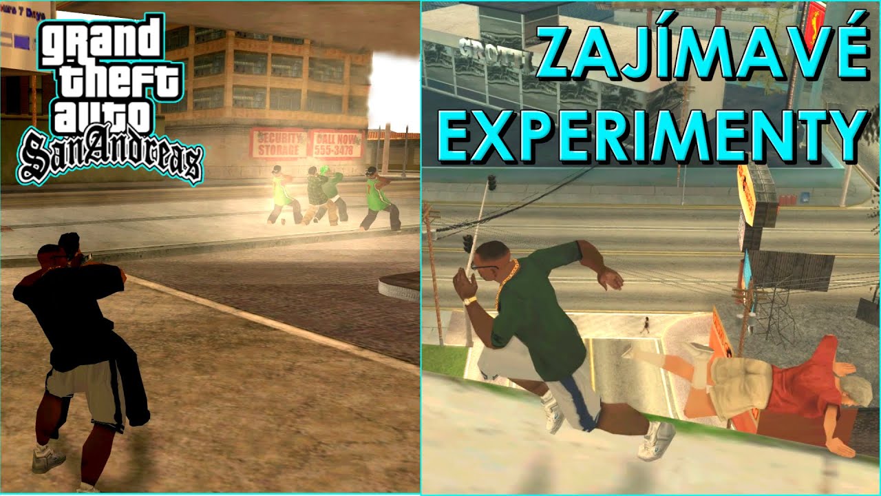 GTA San Andreas - Zajímavé Experimenty #1