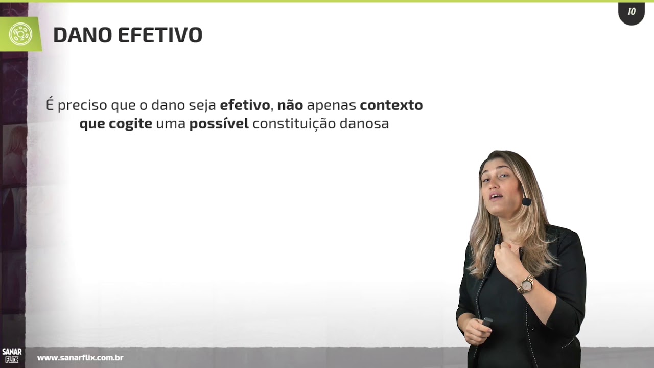 Erro médico - nexo causal e dano efetivo - Aula SanarFlix