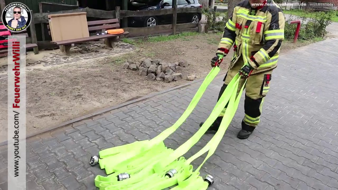 7-2-GO! Schlauchtragkorb mit #Parsch-Schläuchen und #ultraMEDIC-FIRE-RACK