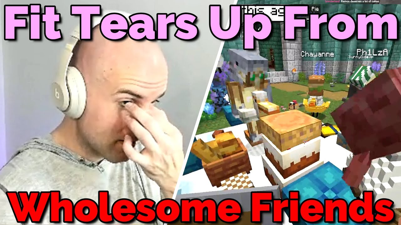 Fit ALMOST CRIES from Wholesome Birthday Party by his Friends ft. Philza, Foolish on QSMP Minecraft