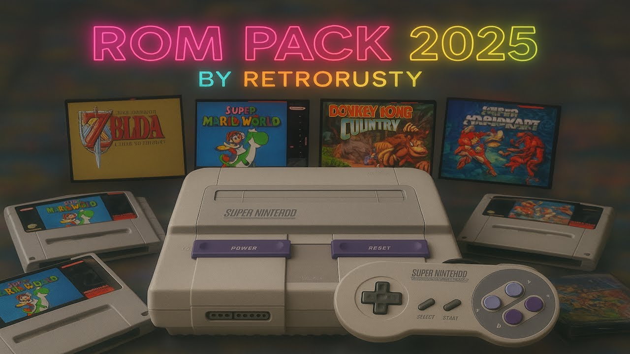 Super Nintendo (SNES) Rom Pack 2025 (1740 Games + Art) - Retrobat