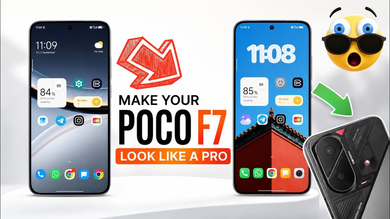 Poco F7 Customisation ☃️| Tips & Tricks | Amaxytech 