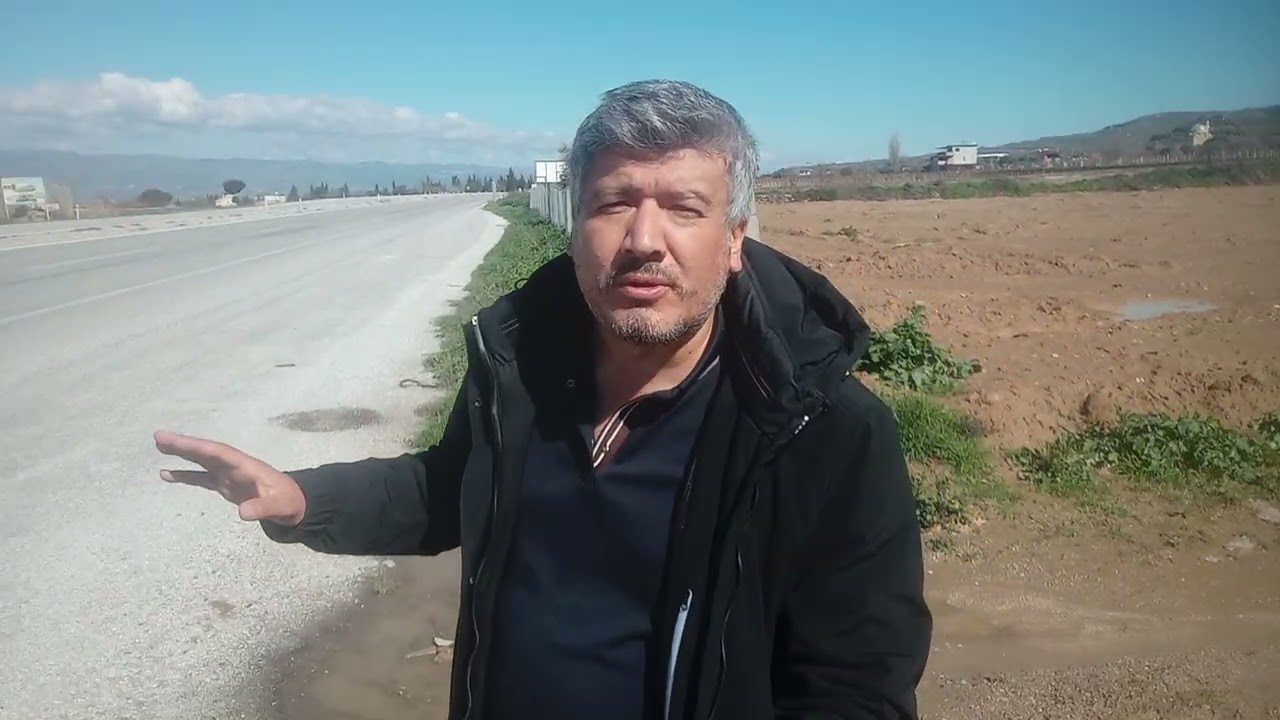 İzmir Denizli yoluna 80 metre cepheli 5.850 metre kare satılık arsa