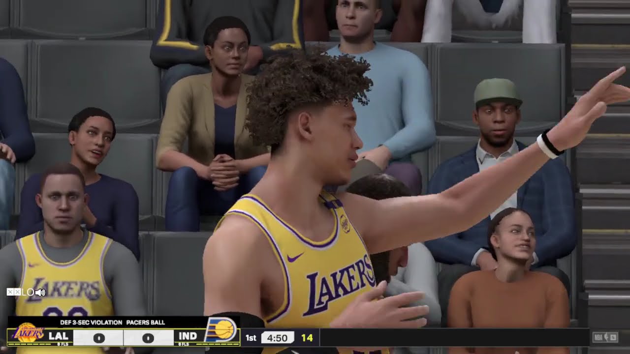NBA 2K25 Online - Lakers vs Pacers | Beautiful Basketball (Full Game)