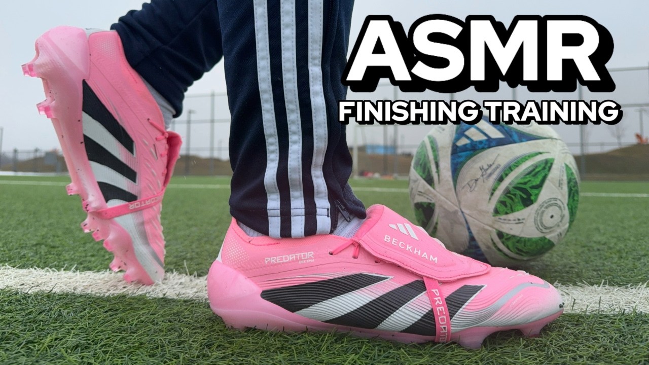 ASMR Finishing Session for Football/Soccer || Adidas Predator 25 Elite FT FG