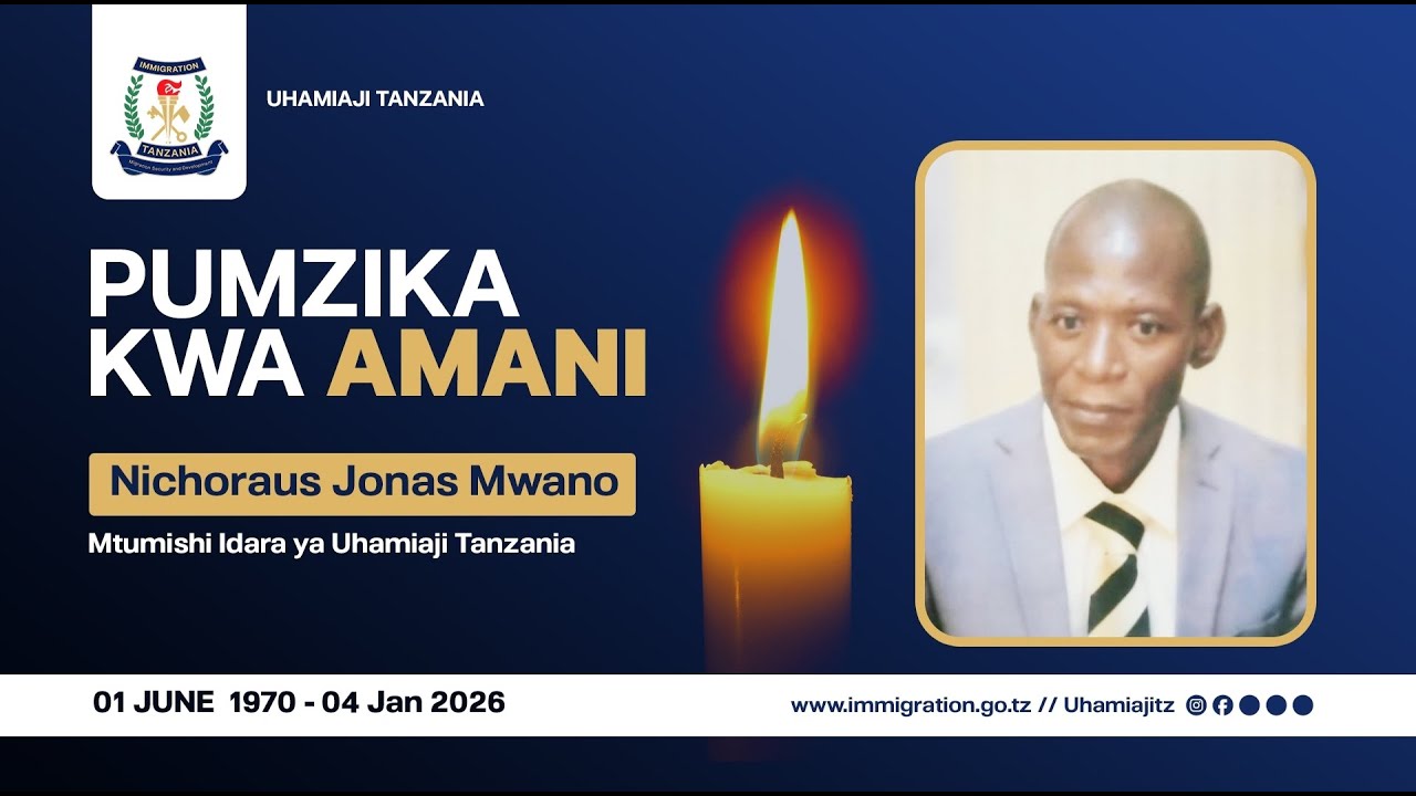 IBADA YA MAZISHI YA NDG. NICHOLAUS JONAS MWANO - AREA A -DODOMA