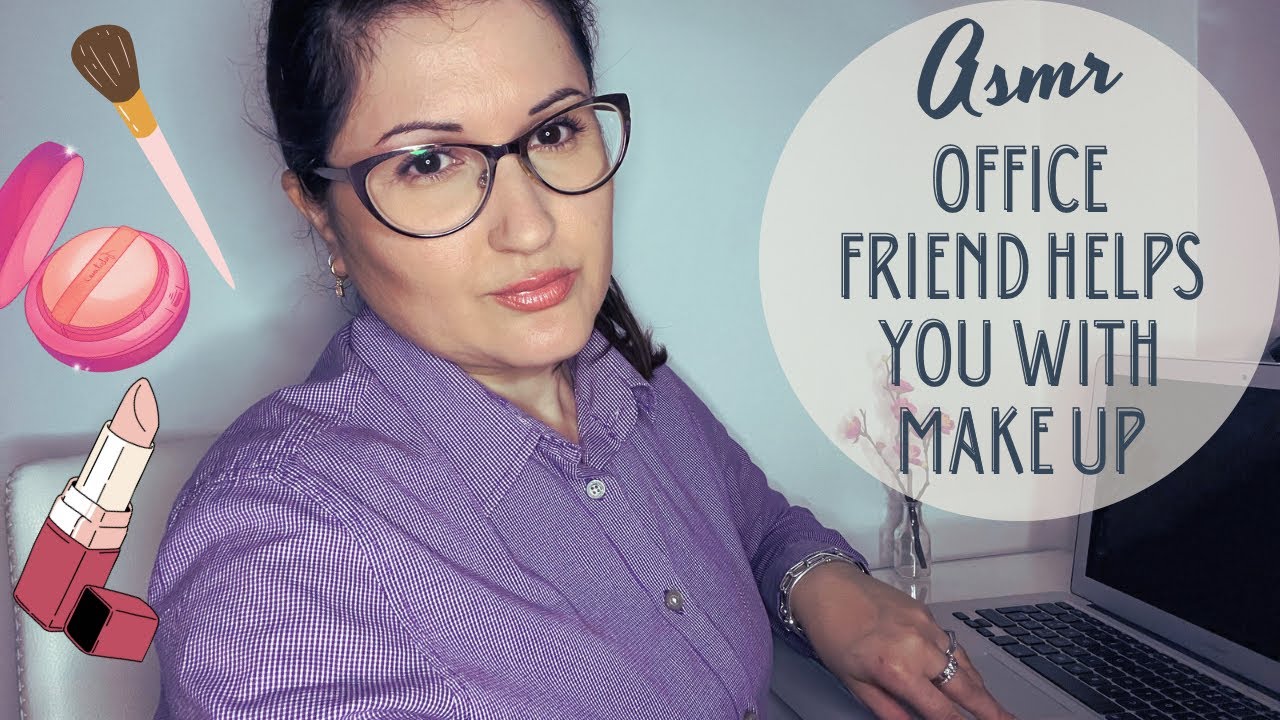 #ASMR 👩🏻‍💻 (ENG SUB) Collega di ufficio ti aiuta con il make up (roleplay)
