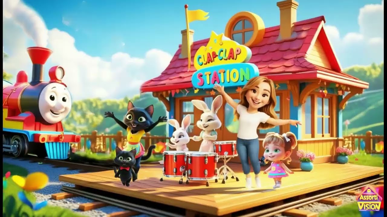 Dance Train Adventure! 🚂✨ Let’s Dance with Mommy!