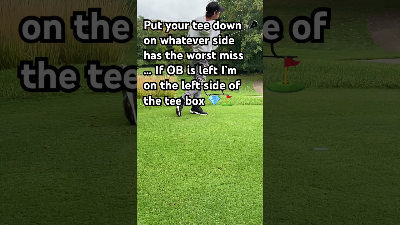 Basic tee box strategy Asmr Golf ⛳️