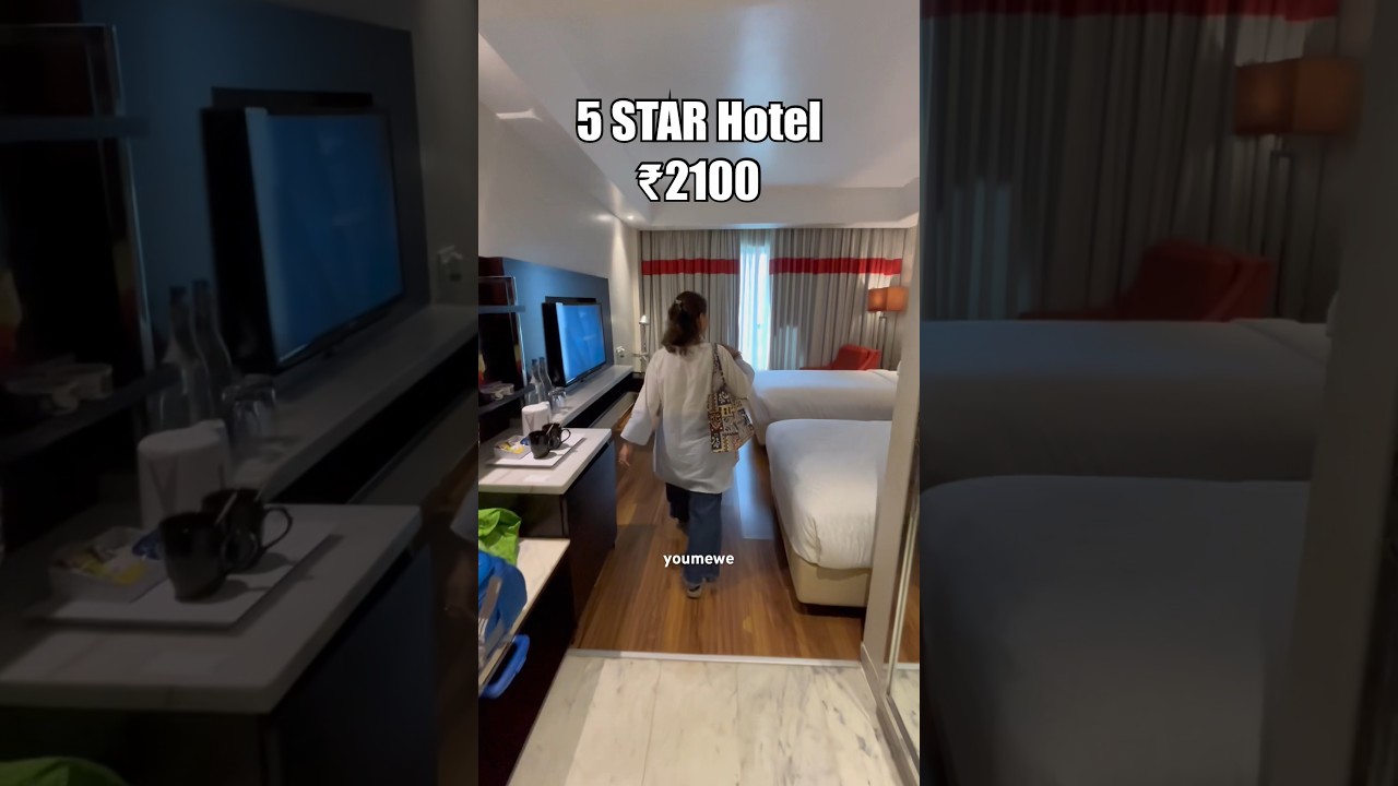 Stay in 5 Star Hotel #hotel #hotels #shortsfeed #stay #short #agra #shortvideo #roomtour #hotelstay