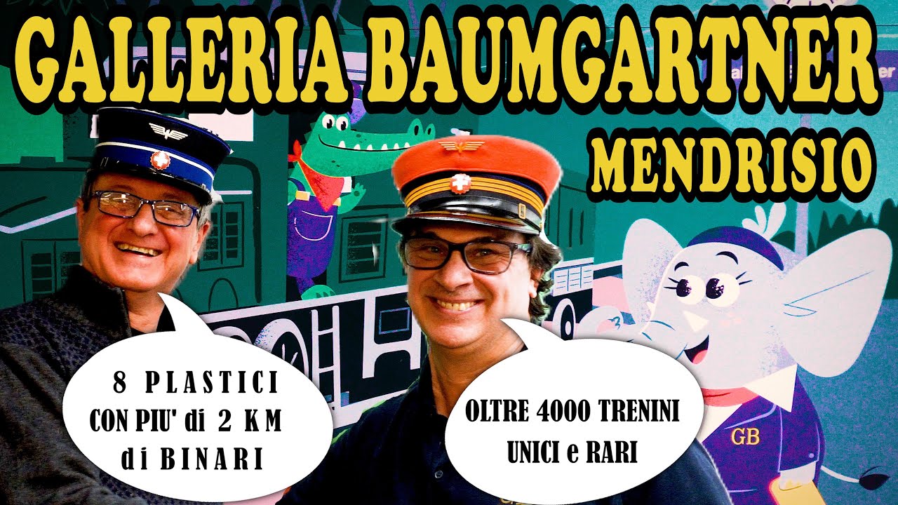 GALLERIA BAUMGARTNER MENDRISIO oltre 4000 TRENINI e vediamo un PLASTICO con più di 2 KM di BINARI 🚂