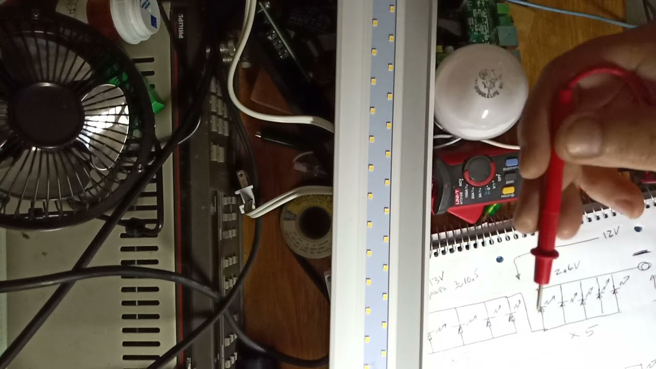 120V LED Shop Light Conversion To 12V DC, How It Is Done