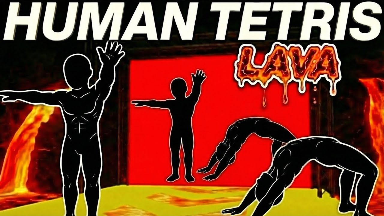 HUMAN TETRIS | Top Quality Immersive Interactive WarmUp | Viral Interactive Game & Fitness | FULL #2