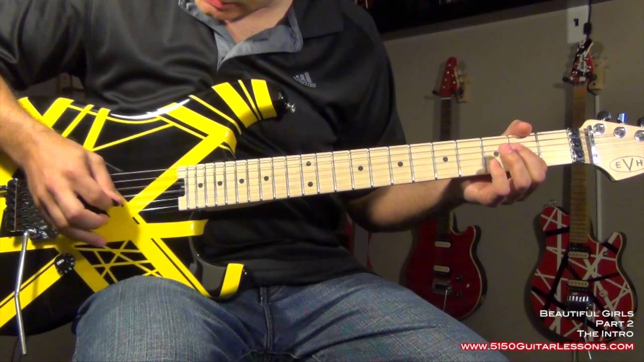 How to play 'Beautiful Girls' - Van Halen - 5150GuitarLessons.com (sample)
