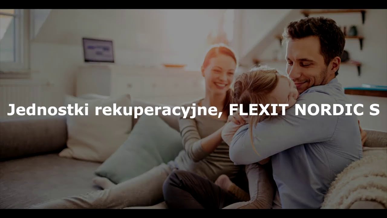 Rekuperator z obrotowym wymiennikiem - Flexit Nordic S