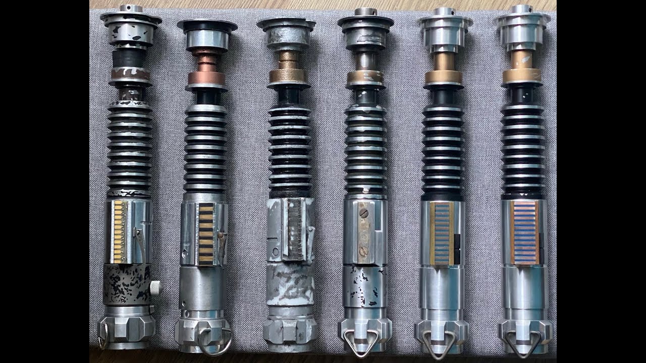 Every version of Luke's lightsaber from Return of the Jedi