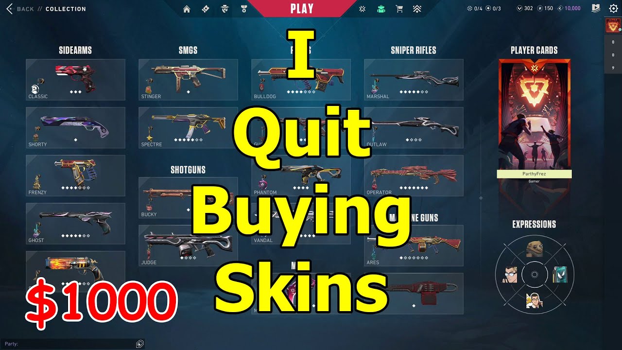 My Crazy VALORANT Inventory After 5 Years of Playing