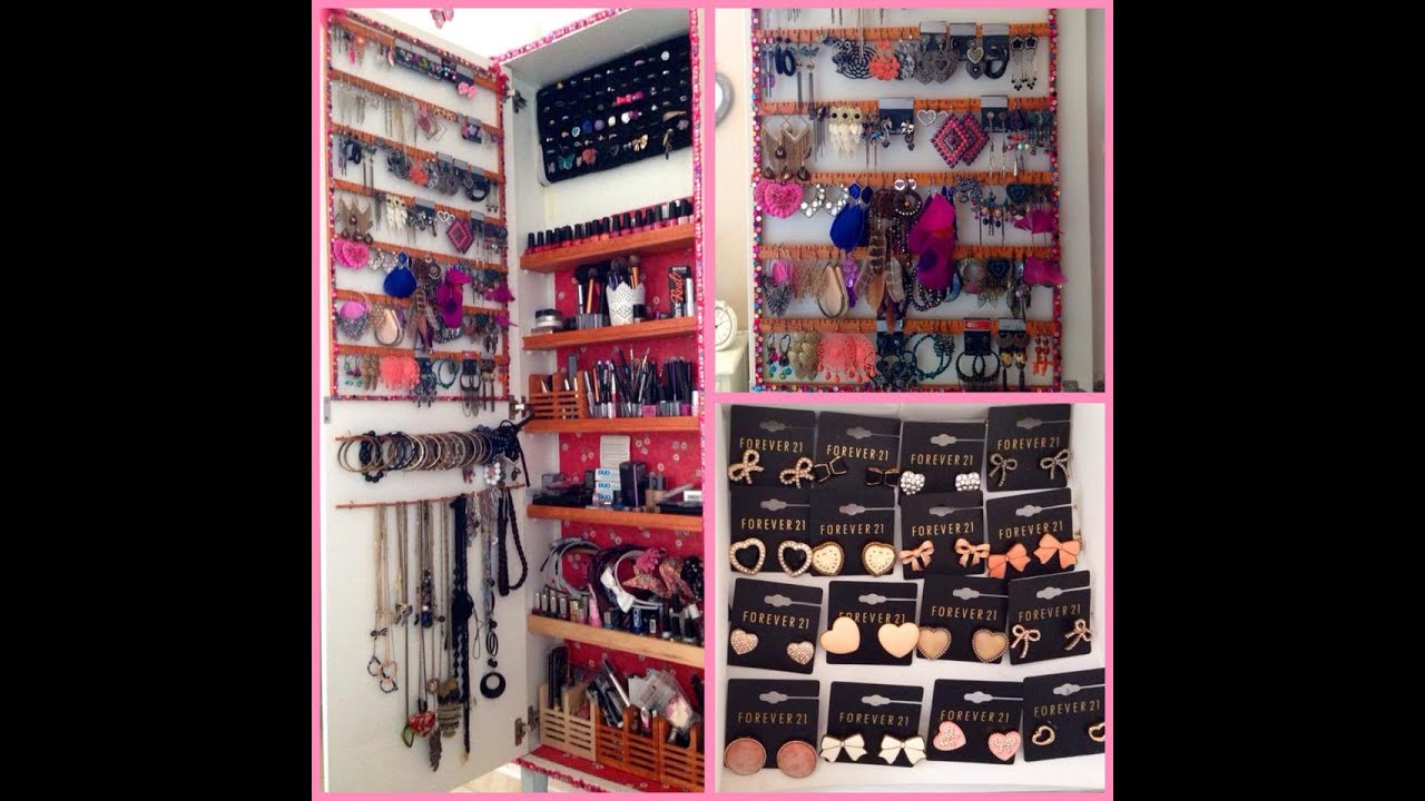 ♡ My Jewelry Collection - Mirror Armoire ♡ 2015