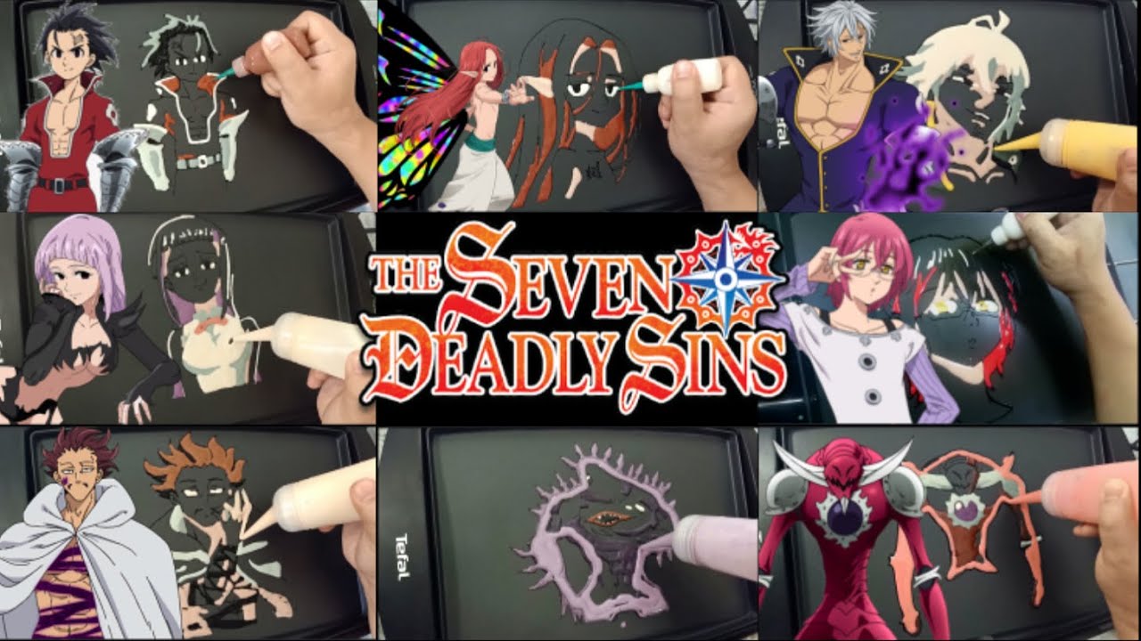 10 Commandments Seven Deadly Sins  十戒 Collection Pancake Art
