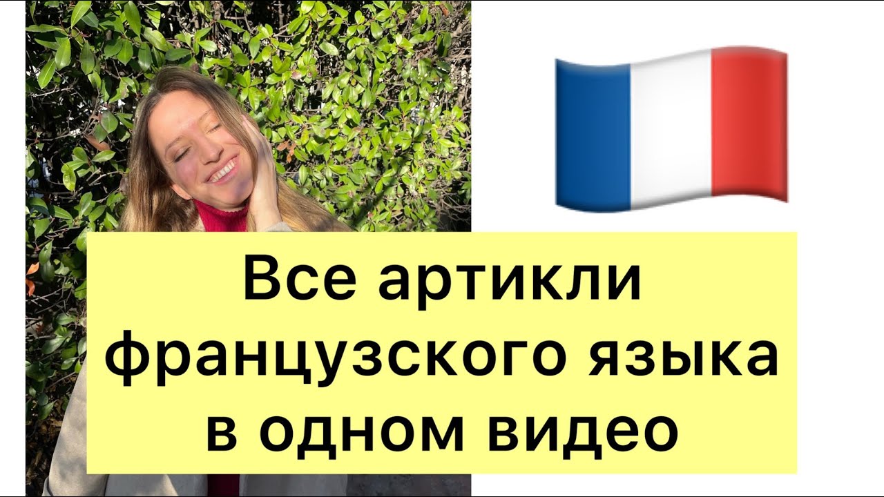 Французские Артикли все артикли французского языка в одном видео￼