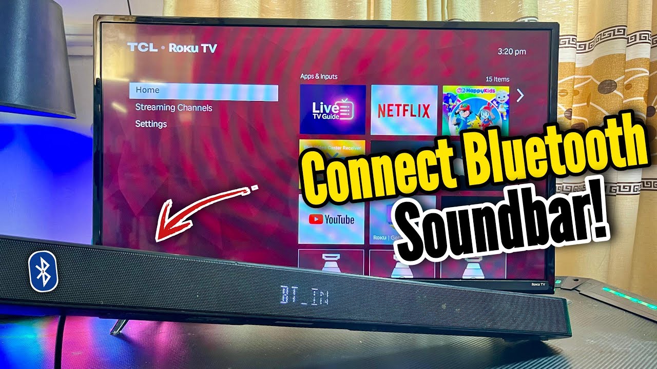 TCL Roku TV: How to Connect Bluetooth Soundbar