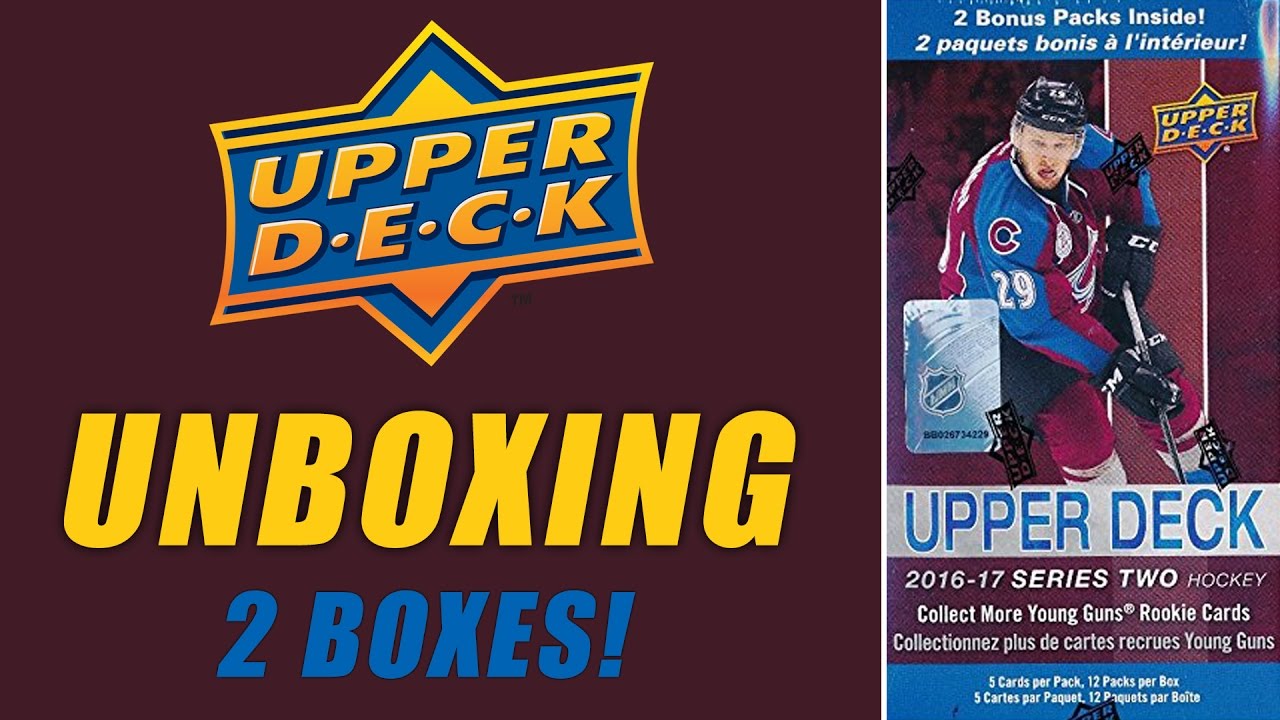 Upper Deck 2016-2017 Hockey Cards Unboxing