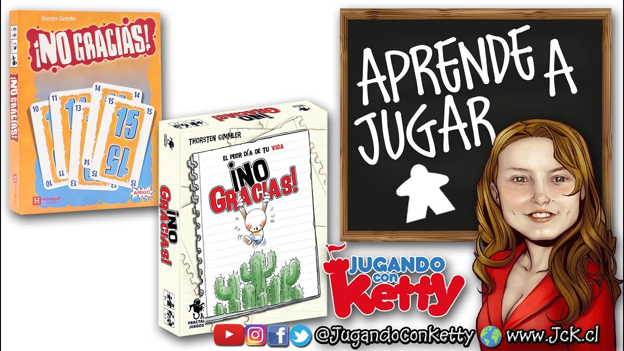 No Gracias / No Thanks! [Juego de Mesa / BoardGame / Fractal Juegos]