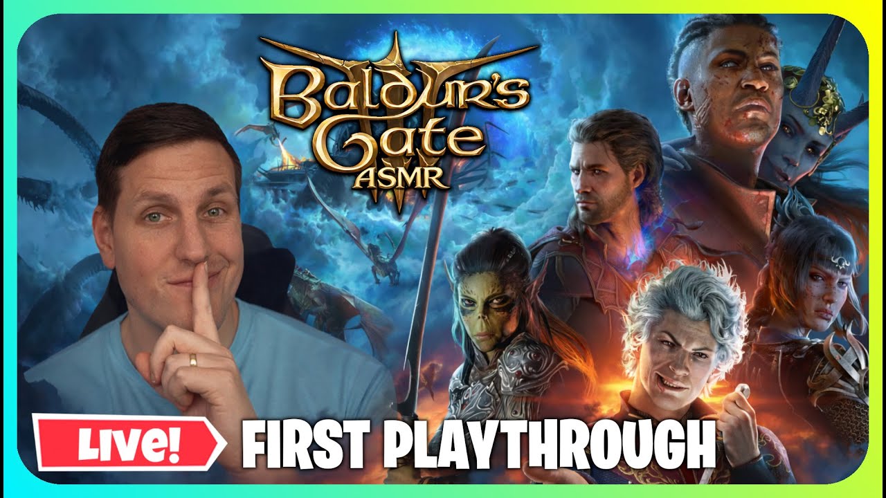 (ASMR) Baldur's Gate 3 First Playthrough! (Part 1)