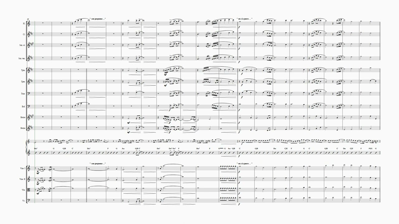 EU SÓ QUERO ADORAR | Gerson Rufino  [PARTITURA(sheet music) para Voz e ORQUESTRA ]👇PARTITURA PDF👇