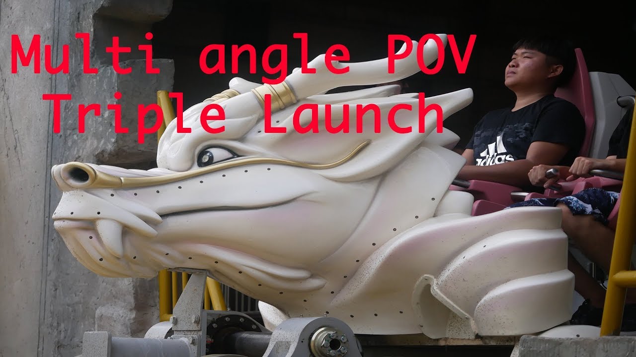 Soaring Dragons Multi Angle On Ride POV