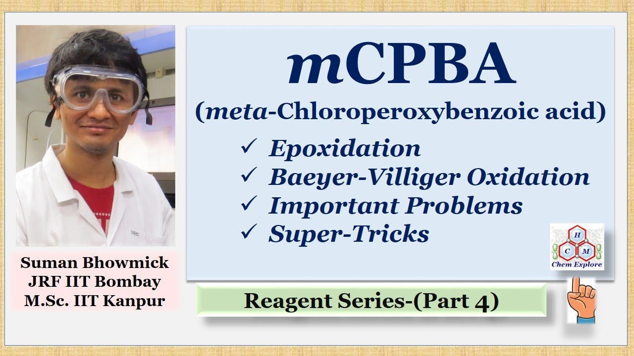mCPBA in Organic Chemistry| Epoxidation| Baeyer-Villiger Oxidation|CSIR-NET GATE BARC JAM JEE(Hindi)