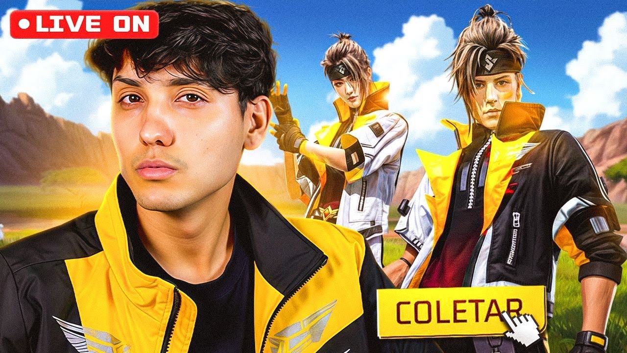 HOJE &Eacute; DIA DE PEGAR ELITE NA NOVA TEMPORADA !  🔥FREE FIRE AO VIVO 👻 ONEXT 👻