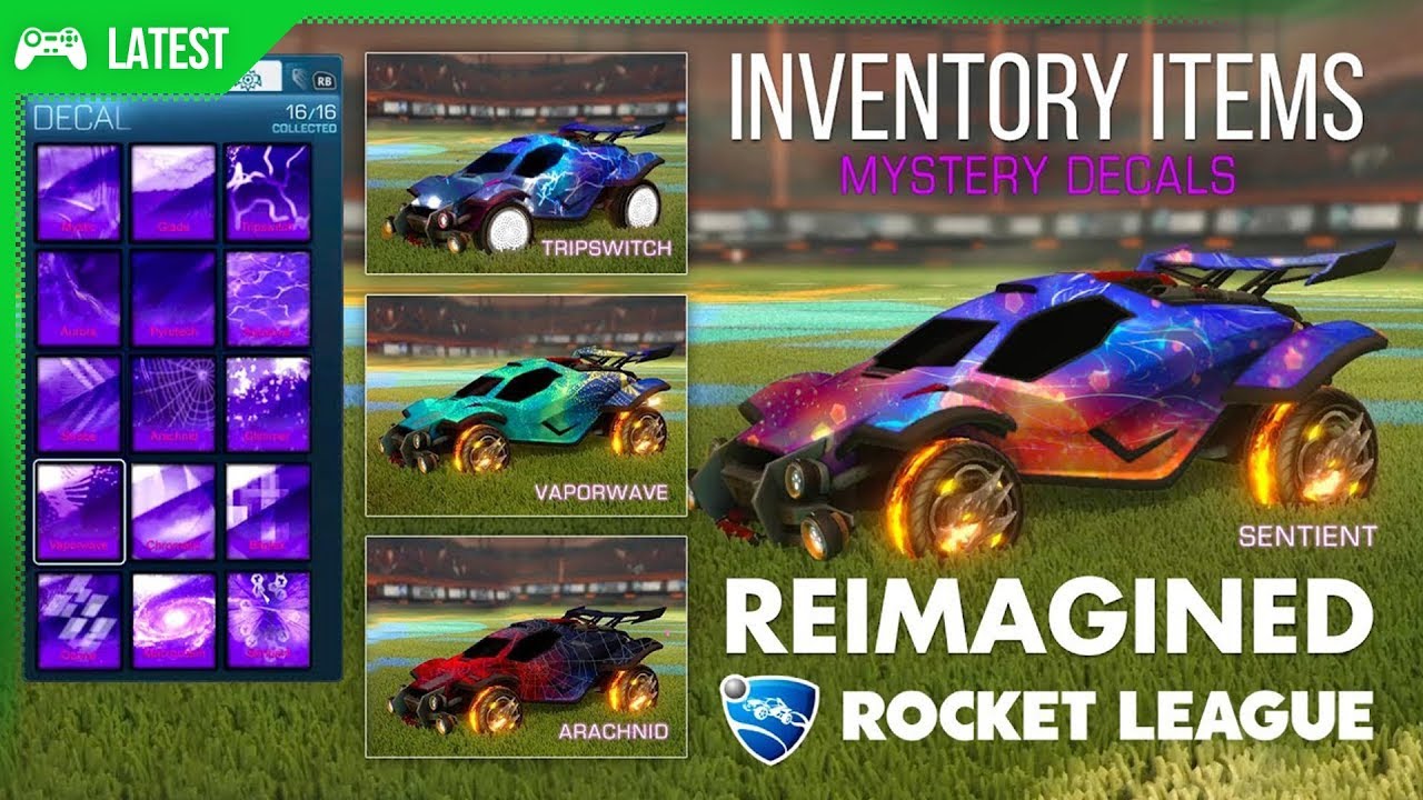 Rocket League Mystery Decals reimagined in creative ways!