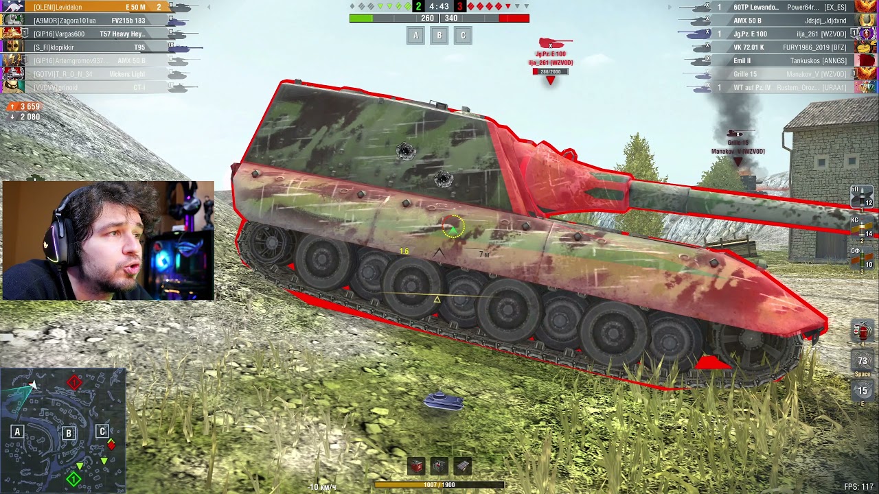 ЛУЧШИЙ БОЙ НА E50M ОТ СТАТИСТА ● 9600 DMG НА ДИКОЙ ОТКРУТКЕ ● WoT Blitz