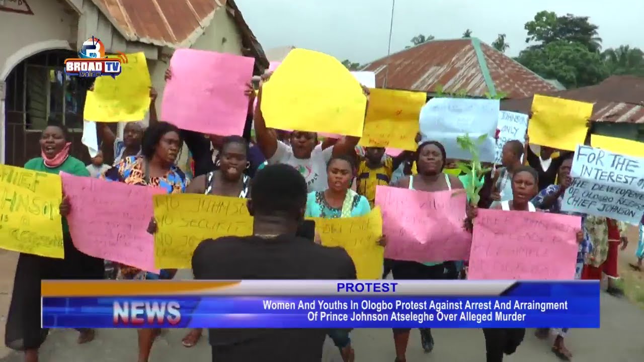 Ologbo women and youths against arrest and arraignment of Prince Atseleghe
