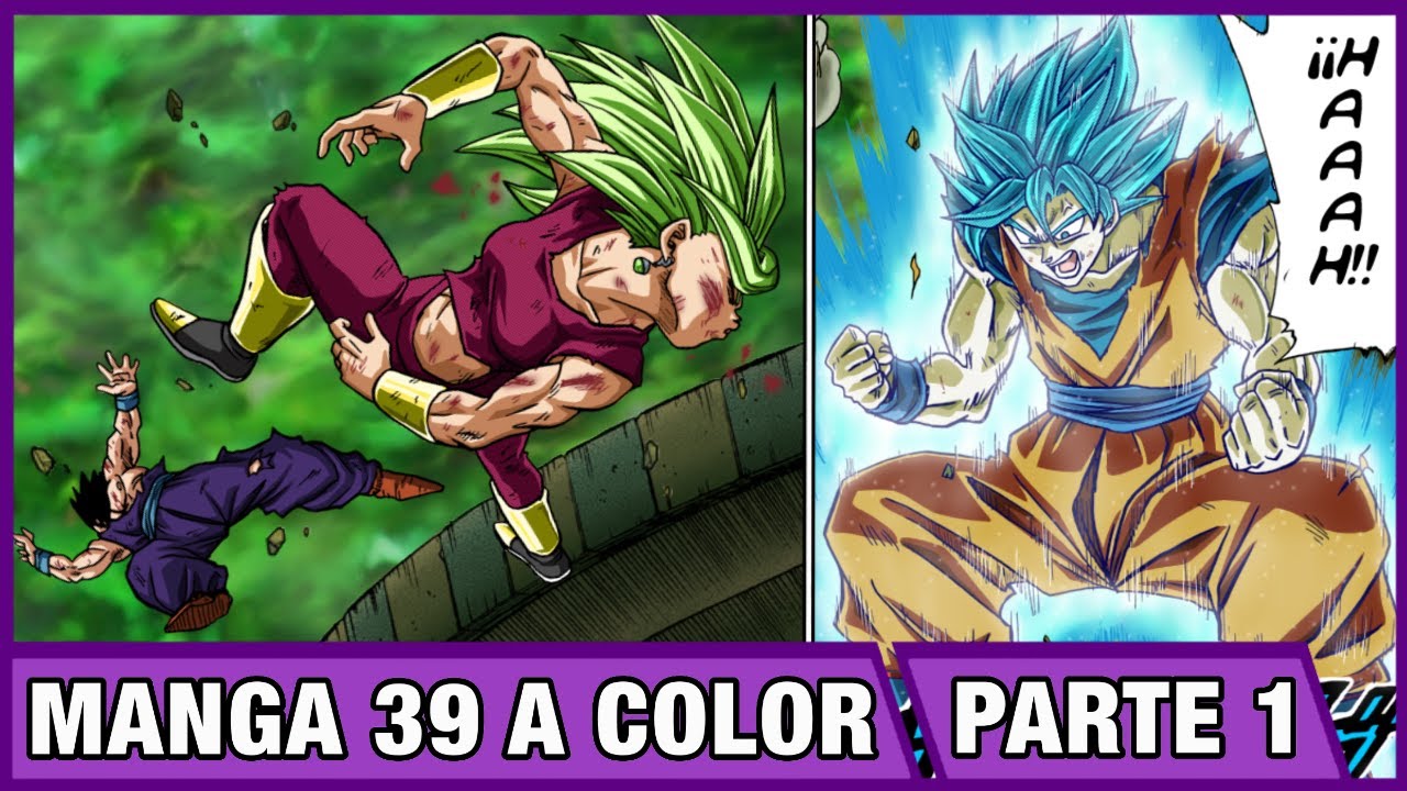 DBS manga 39 a color (parte 1/2).