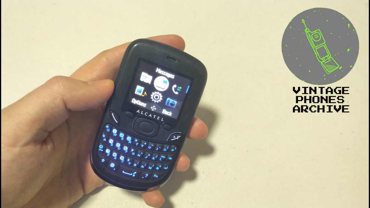 Alcatel OT-355 Mobile phone menu browse, ringtones, games, wallpapers