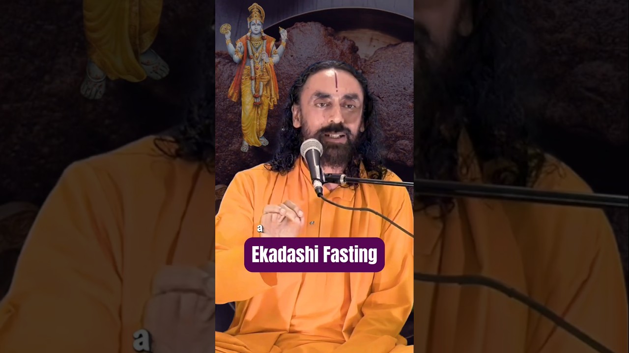 Ekadashi Fasting: Significance of Upvas l Swami Mukundananda  #shorts