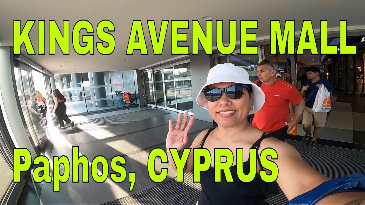 KINGS AVENUE MALL - PAPHOS, CYPRUS. - Walk from LIGHTHOUSE BEACH TO Kings Avenue Mall. June 2025