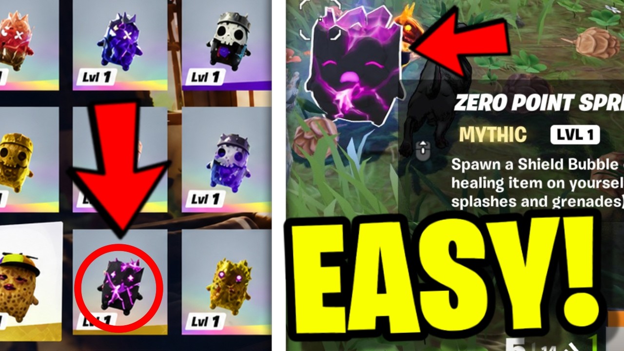 САМЫЙ БЫСТРЫЙ СПОСОБ ПОЛУЧИТЬ ZERO POINT SPRITE В FORTNITE!