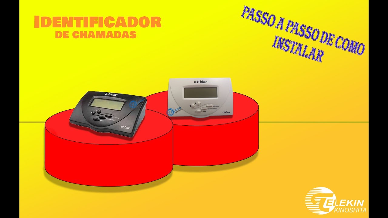 Identificador de chamadas Bina para telefone com fio e sem fio! Fácil instalação