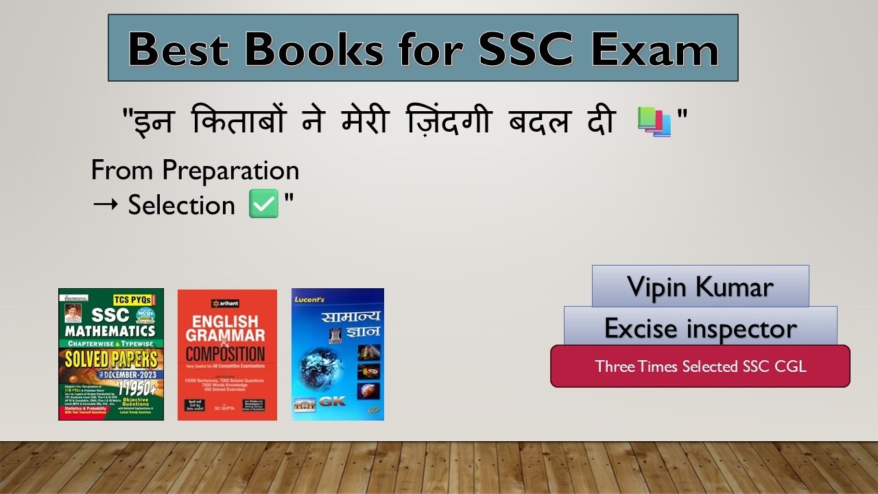 Best book for Math, English, GK, Reasoning for SSC Exam-CGL, CPO, CHSL, MTS, GD, Railway - Inspector