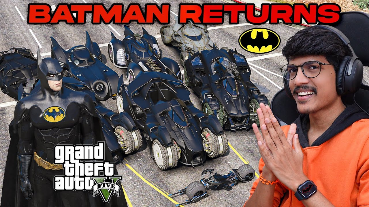 BATMAN RETURNS In GTA 5 | Superheroes In GTA 5 | THE COSMIC BOY