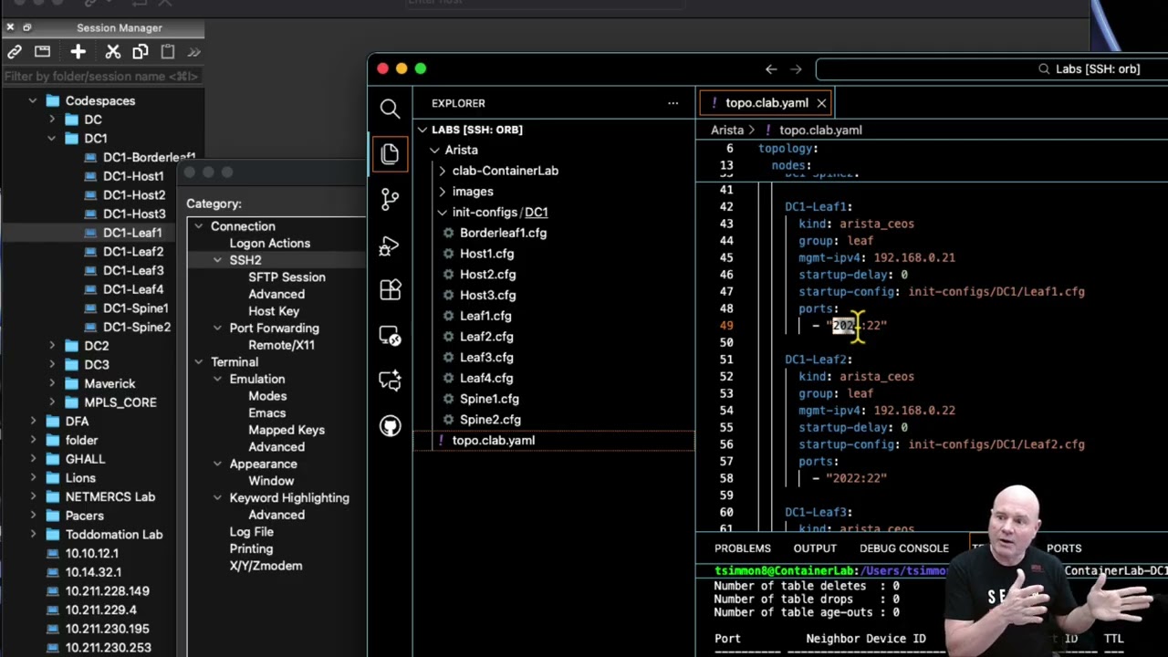 Access Your ContainerLab Devices Using SSH or Local Clients