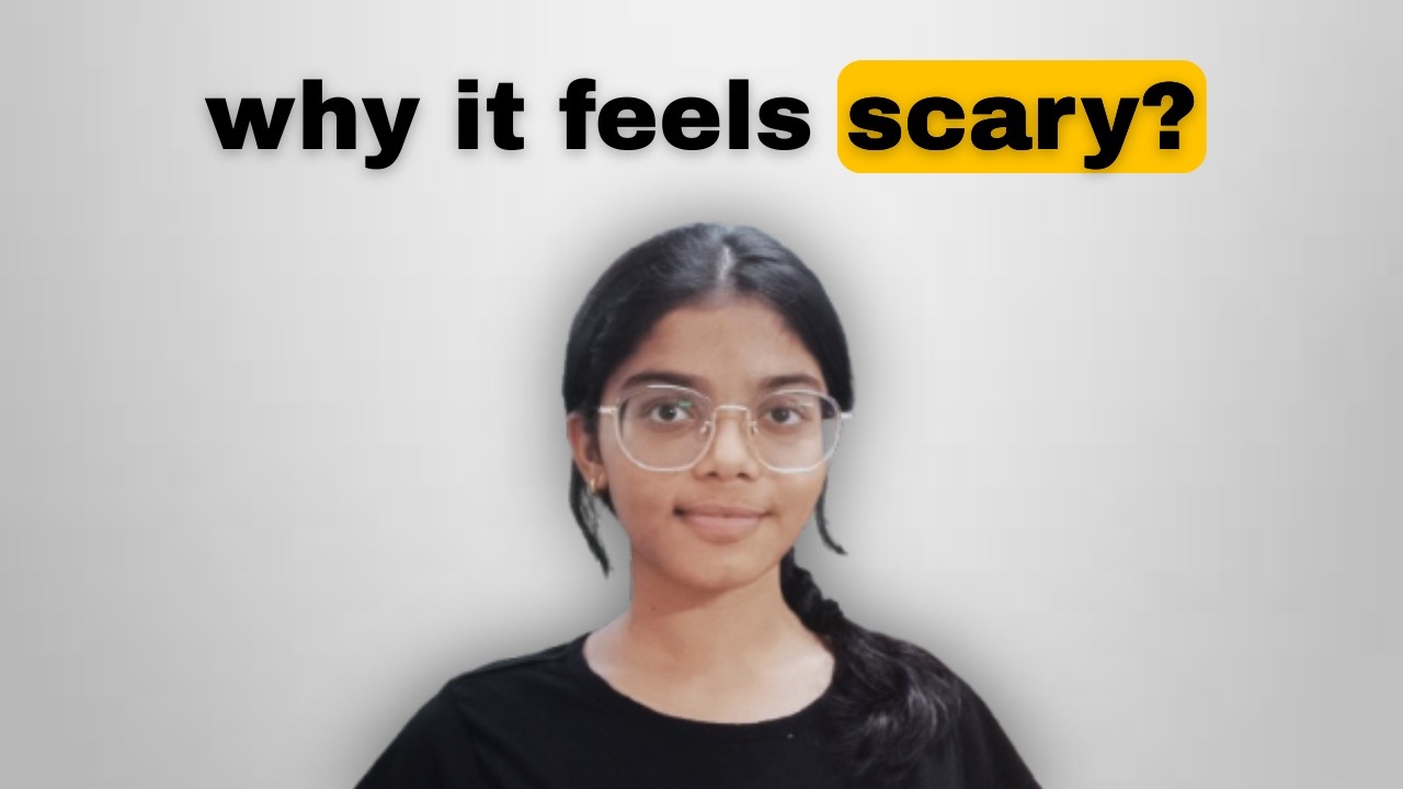 When your own goals scare you.